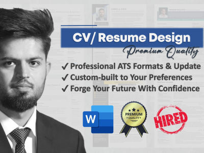 Professional Resume Design or CV Design | Executive Resume Writing