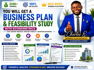 A Business Plan and Feasibility Study with Econometrics⭐⭐⭐⭐⭐
