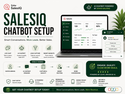 Zoho SalesIQ AI chatbot, Zoho chatbot, customer support bot, ai chatbot