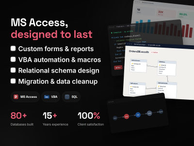 MS Access Database Design and Development
