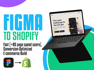 A responsive Figma to Shopify store with custom Liquid