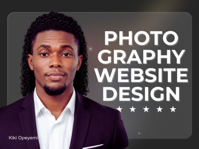 Photography website, wedding photography website with online booking