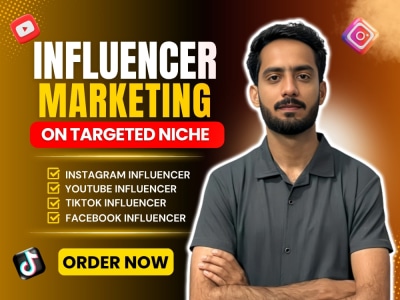 Instagram influencers of any targeted Niche for influencer marketing.