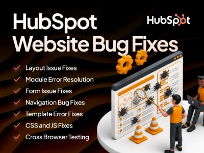 A HubSpot website bug fix to resolve template, CSS, and HubL errors