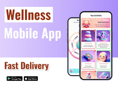 Wellness App | LifeStyle and Wellness Mobile App | iOS and Android App