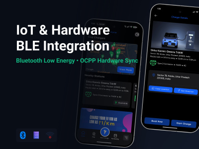 A specialized IoT or BLE mobile application integration
