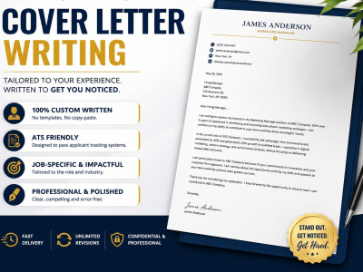 A Professional, Personalized Cover Letter for Your Job Application