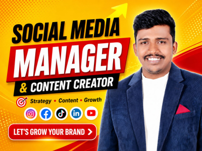 Social Media Manager | Social Media Marketing & Management Expert