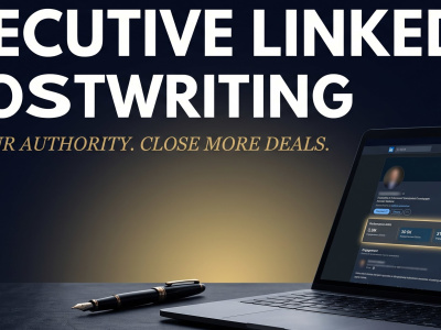 Executive LinkedIn thought leadership posts ghostwritten for you