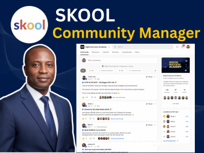 Manage grow and engage your Skool community as your Skool community manager