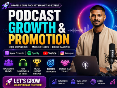 Podcast Marketing Podcast Promotion for huge Downloads and Ratings