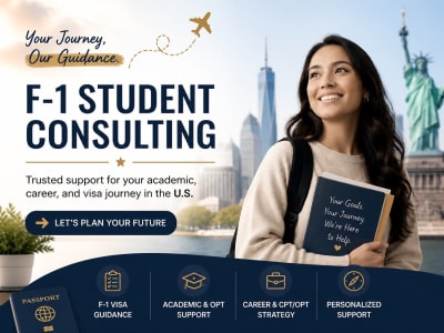 Expert F-1 Visa Student Consultation with an Experienced PDSO/Advisor