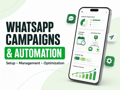 Your WhatsApp campaigns and automations professionally managed