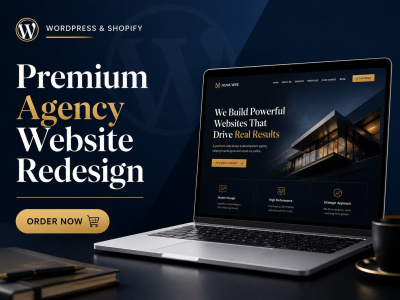 Premium Agency/Business Website Redesign WordPress & Shopify