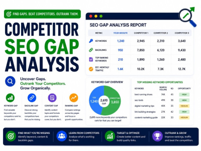 Competitor SEO gap analysis to find and outrank them