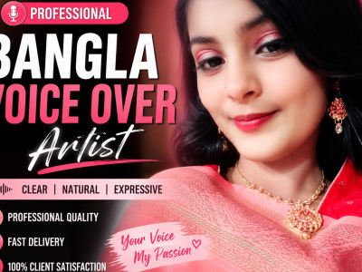 A professional Bengali voice over