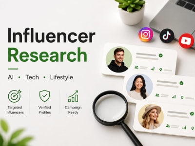 Find verified AI, tech, and lifestyle influencers for your brand