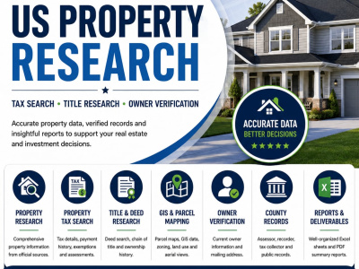 Data Research, Poperty Tax Search, Property Listing, US Legal Search