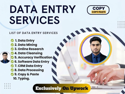 Expert Data Entry, Web Research, Contact Scraping, and Data Cleansing