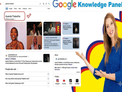 A Google Knowledge Panel to boost online presence, claim and Edit