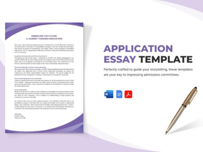 A well researched Personal Statement, SOP, Admission & Application Essay