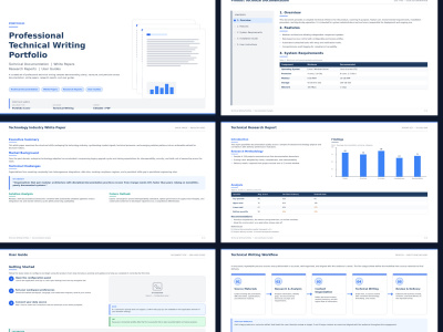 Professional technical documents and research-based reports