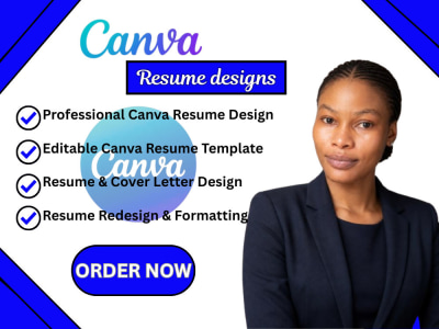 A modern, professional Resume Canva Design