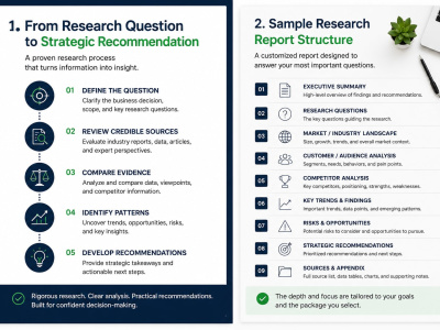 Research-backed strategy report with actionable insights