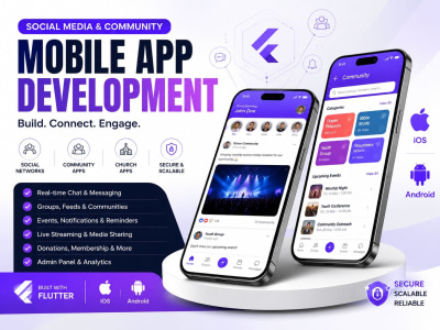 Social Networking Mobile App Development | Chat, Groups & Communities | iOS