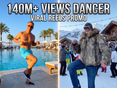 A viral shuffle dance promo for your song on Instagram Reels