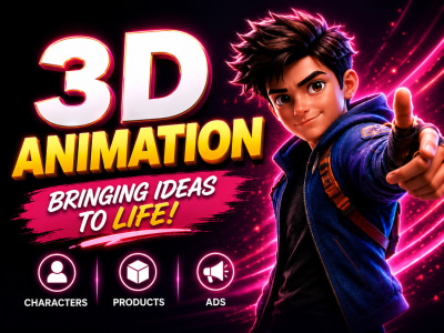 3D Character Animation |3D Character Animation /Modeling |3D Design/Rigging