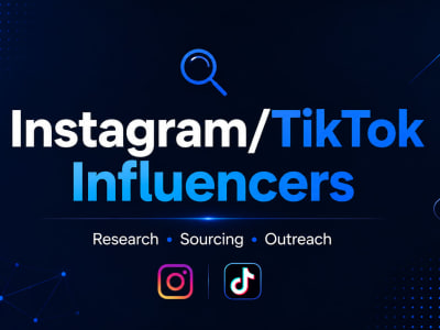 Instagram/Tiktok Influencers for Influencers Marketing