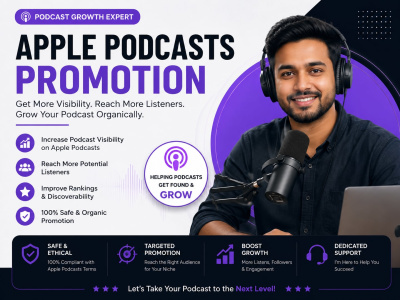 Promote your Apple Podcast to grow your audience organically