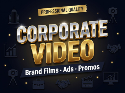 Professional Corporate Video Editing for Business Promotion and Brand Films