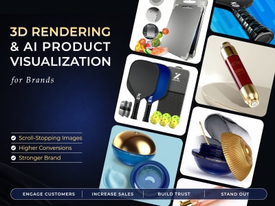 3D Rendering & AI Product Visualization for Brands