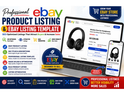 Create, Optimize and upload eBay product listings