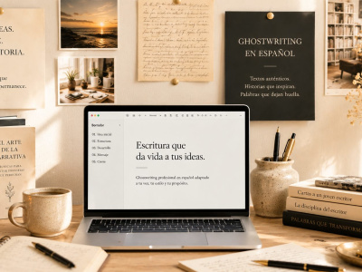 Spanish ghostwriting adapted to your ideas and unique voice