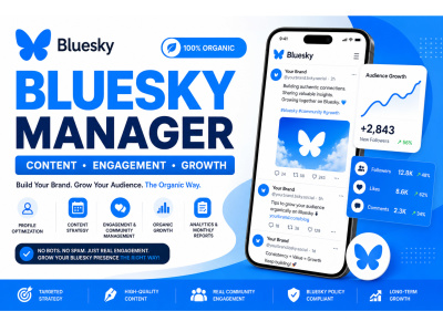 Bluesky Marketing Manager for Organic Growth | Bluesky Manager