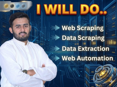 Web scraper for Web Scraping, Data Scraping, Data Extraction service