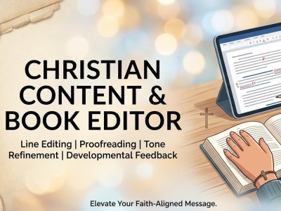 Christian editor and proofreader.
