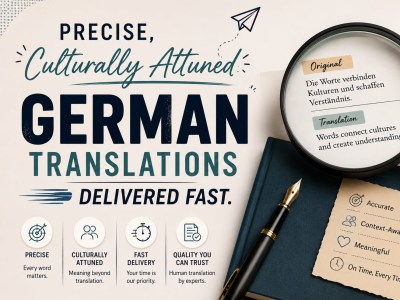Fluent German translations that sound natural