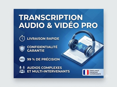 Transcription IN french: audio,vidéo,reunions and inerviews