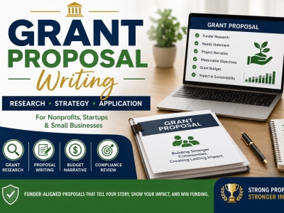 A tailored grant proposal and application for your organization