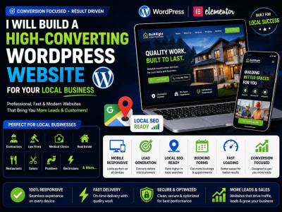 Build a high-converting WordPress website for your local business