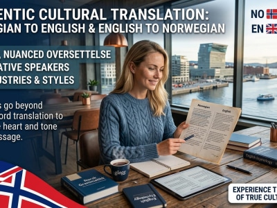 English to Norwegian and Norwegian to English translation