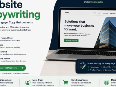 High-converting website copy for your business