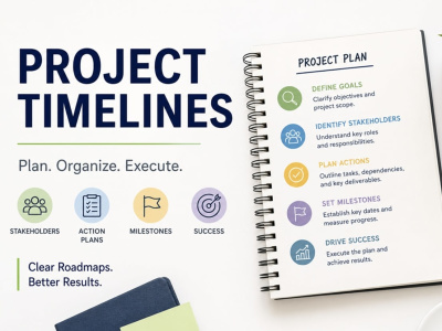 Custom Project Timeline, Roadmap & Action Plan