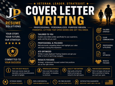 I will write a compelling ATS-friendly cover letter that gets interviews