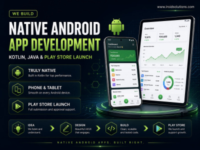 Native Android App Developer, Kotlin, Java, Play Store Launch