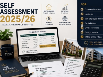 Your HMRC Self Assessment SA 100 Tax Return filed accurately